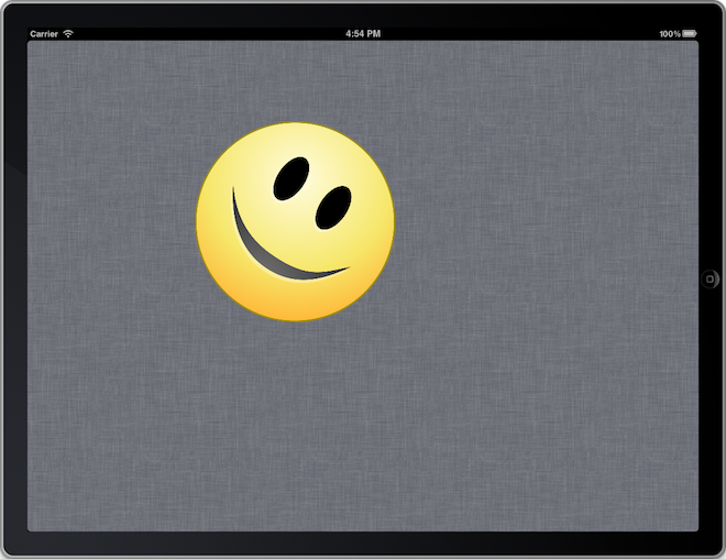 The sample gesture recognition app.