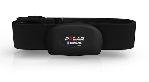 The Polar H7 Bluetooth heart rate chest strap sensor