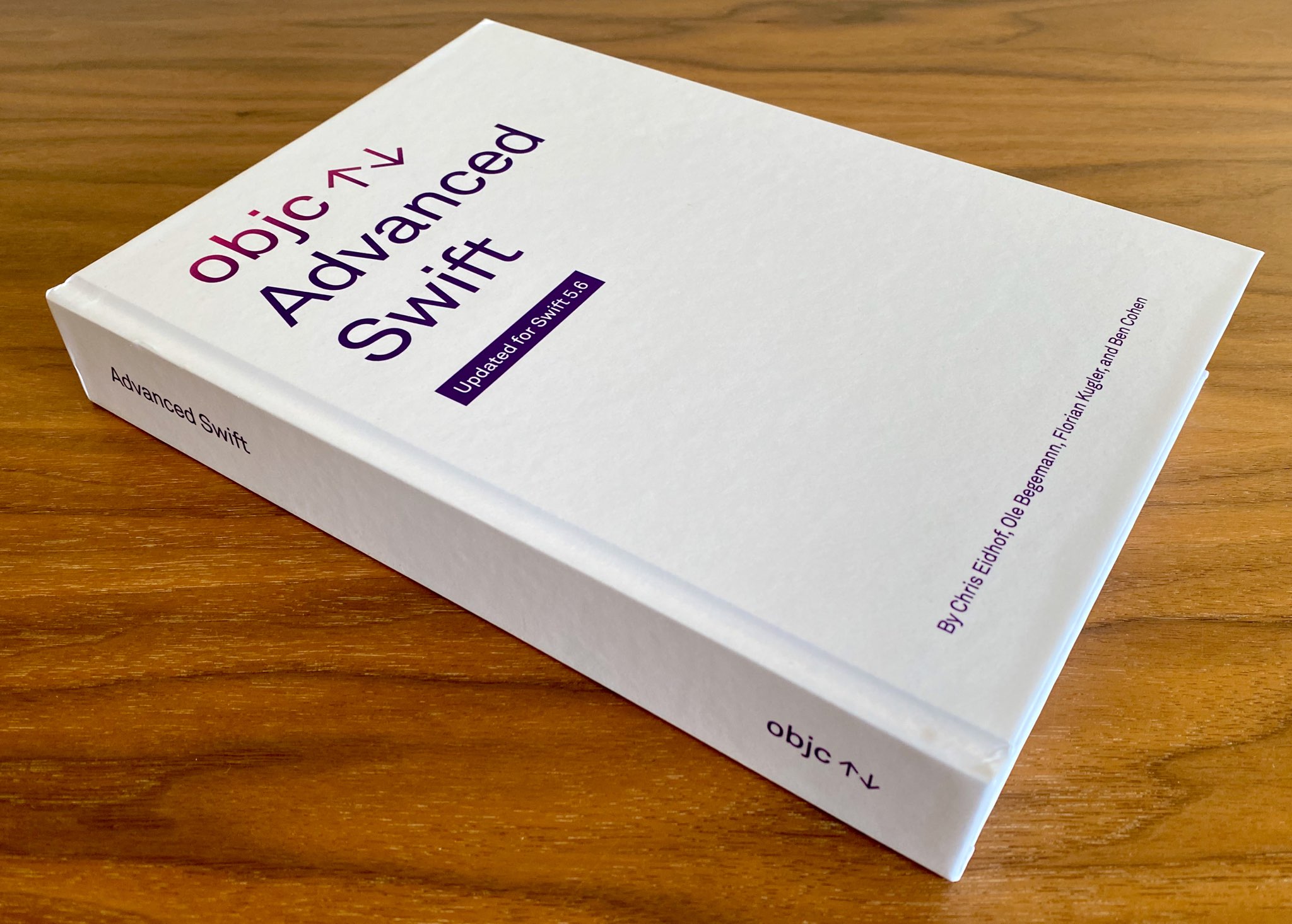 Photo of the Advanced Swift hardcover