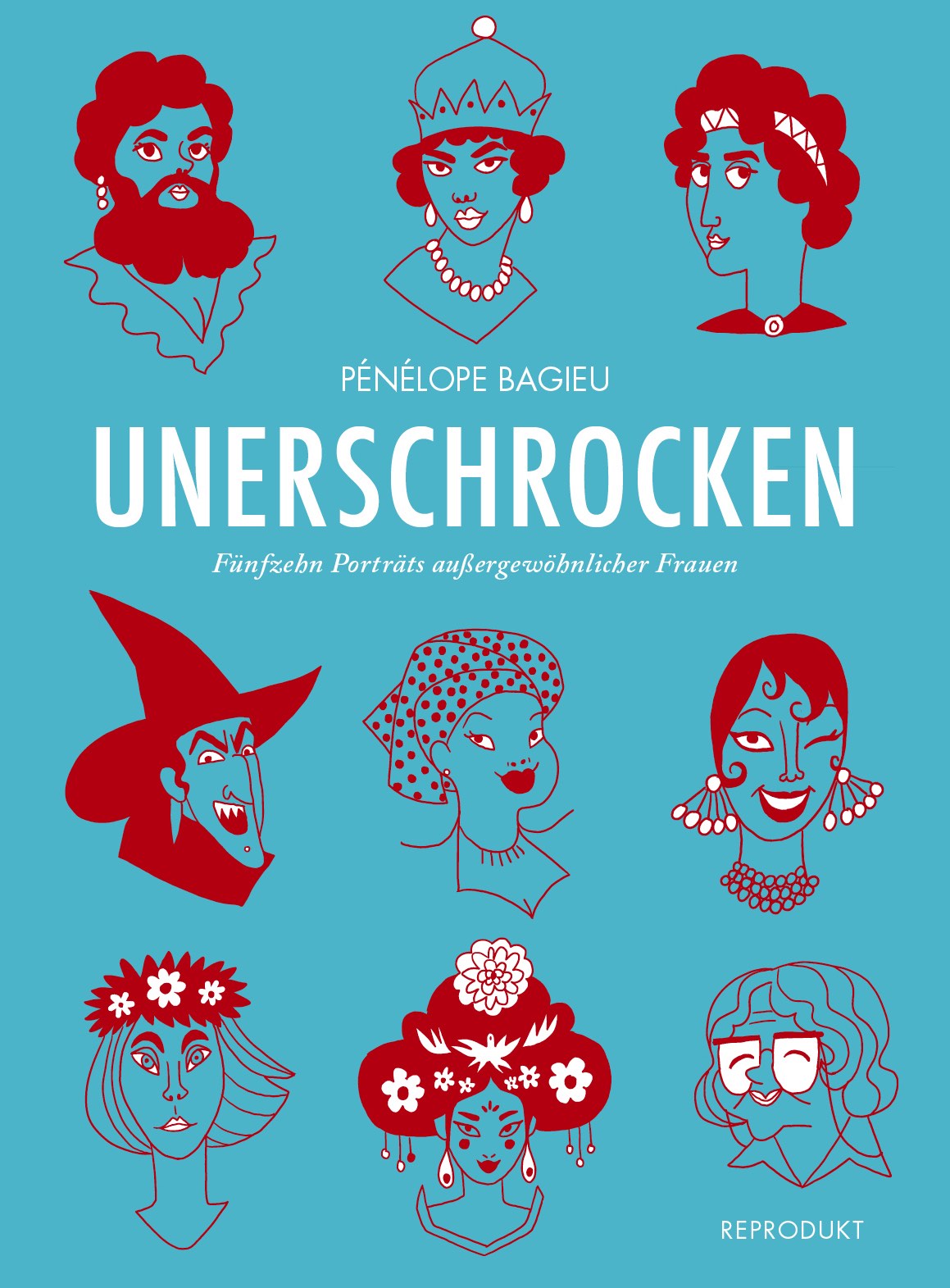 Book cover: Unerschrocken – Fünfzehn Porträts außergewöhnlicher Frauen